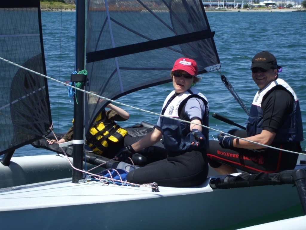 A family outing for the Napiers - 2008 Weta National Championships  © Chris Kitchen